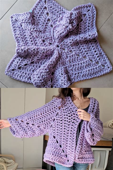 Hexagon Crochet Cardigan Free Pattern In This Tutorial You Will Learn