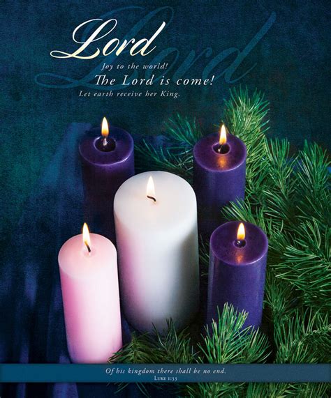 Church Bulletin 14 Advent Lord Pack Of 100 Concordia Supply