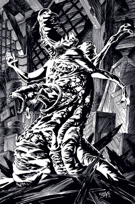 Striking Art Previewed For John Carpenters The Thing 35th Anniversary