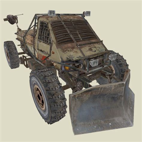 Second Life Marketplace - H.O.W Mesh Apocalypse Jeep, Full Perm, Prop, Post-Apocalyptic