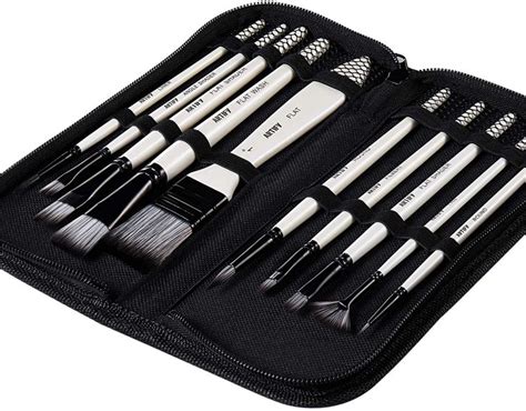 Artify Pieces Paint Brush Set Intermediate Series Includes A