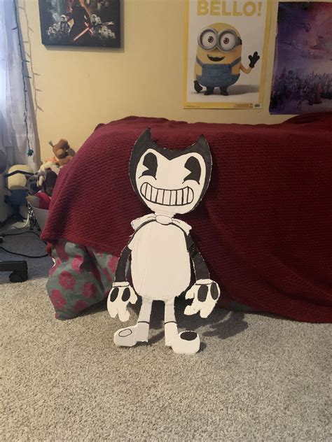 Progress On Bendy Cutout From Cardboard At Home Forgot To Post This When I First Started To Make