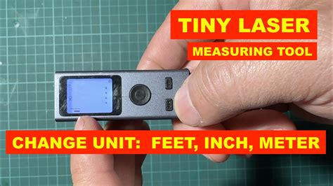 HOW TO CHANGE UNIT Meter Feet Inch REFERENCE MINI LASER DISTANCE