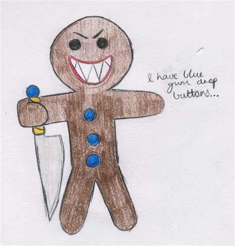 Gingerbread Man Drawing At Getdrawings Free Download