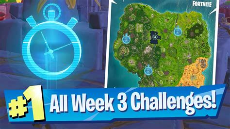 Fortnite SEASON 6 WEEK 3 Challenges Guide Timed Trial Locations YouTube