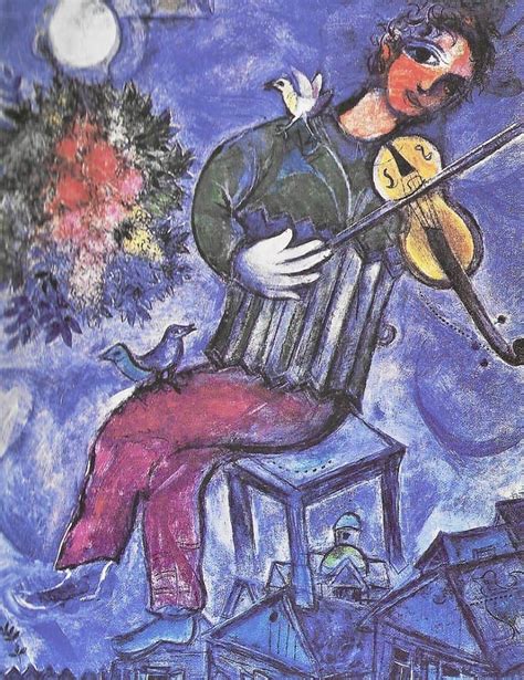 Green Violinist By Marc Chagall A Musical Masterpiece