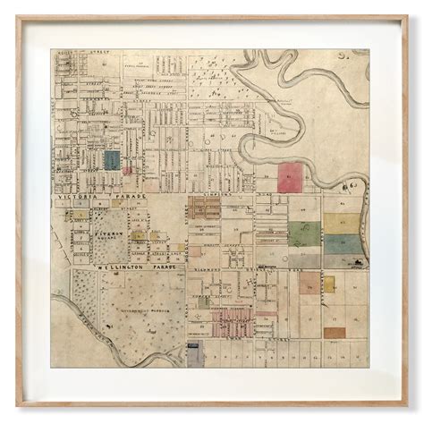 Collingwood Richmond map – Print Modern