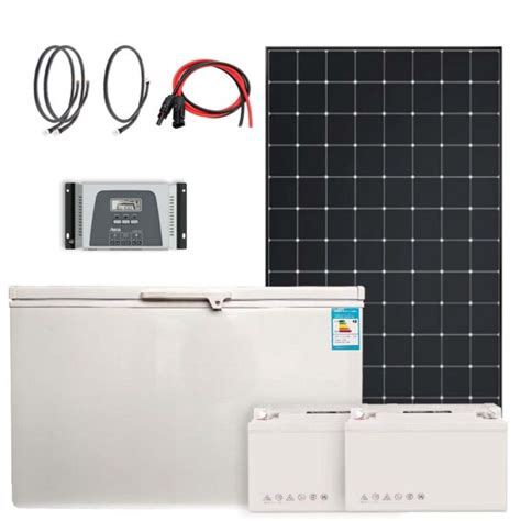 Kit solaire réfrigérateur congélateur dc 12 24V 450Wc 309litres à