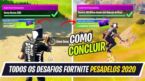 Como Concluir Todos Os Desafios Fortnite Pesadelos Fortnitemares