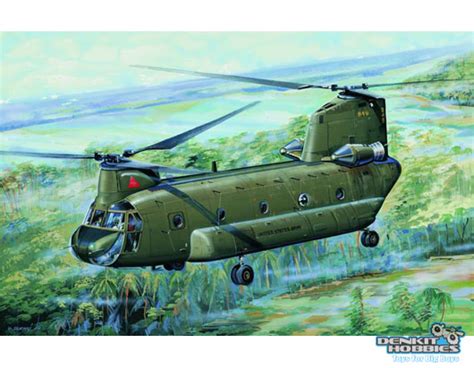 CH 47A CHINOOK MEDIUM LIFT HELICOPTER PLASTIC MODEL KIT 1 72 TRUMPETER