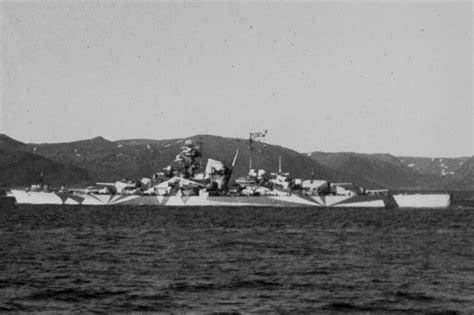 Battleship Tirpitz in camouflage. Norway 1943 | Battleship, Navy ships, Us navy ships