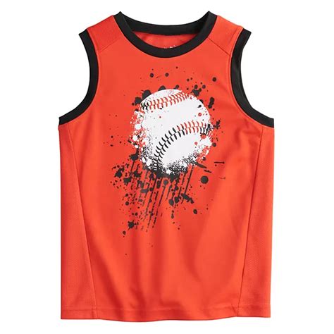 Boys 4 8 Jumping Beans® Active Graphic Muscle Tank Top With Mesh Back