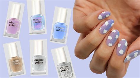 Dreamy Cloud Nail Art Cirque Colors Daylight Swatches YouTube