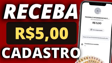 LANÇOU Nova Plataforma PAGANDO R 5 00 REAIS NO CADASTRO APP PAGANDO