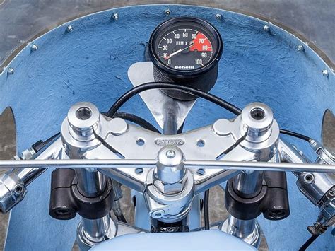 The Handlebars And Gauges On A Motorcycle