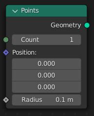 Points Node Blender Manual