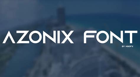 Azonix Font Free Download