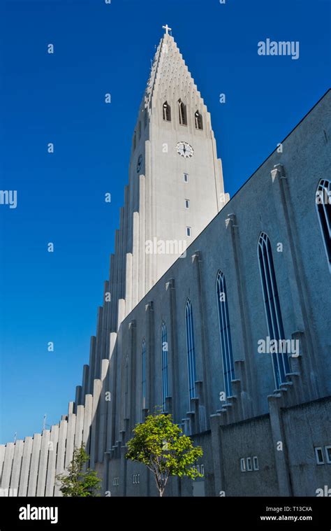 Hallgrimskirkja Church Reykjavik Iceland Stock Photo Alamy