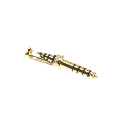 Jack Mm Male Connector Trrrs Poles Gold Plated Audiophonics