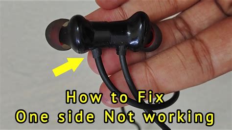 How To Fix One Side Not Working On Oneplus Bullets Wireless Z Bass Edition Neckband Youtube