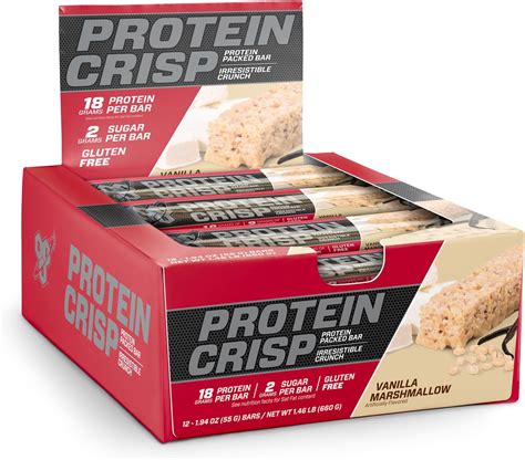 Bsn Protein Crisp Bar Protein Snack Bars Crunch Bars With Whey Protein And Fiber