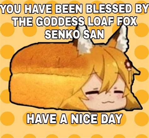 Senko Bread Senko San Anime Memes Anime Funny