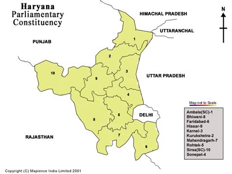 Haryana Parliamentary Map Parliamentary Map Of India Parliamentary