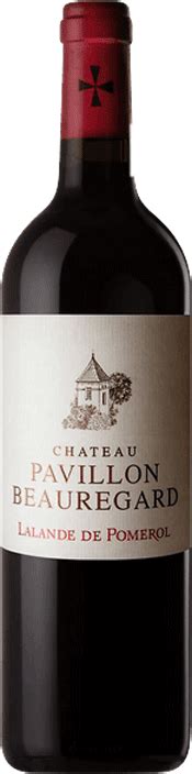 Vin rouge Château Pavillon Beauregard Lalande de Pomerol de la région