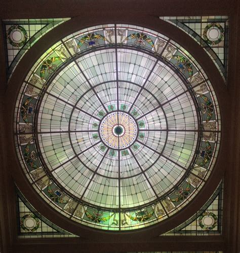 Stunning The Stained Glass Ceiling At The Palm Court At The Plaza Hotel Architecture