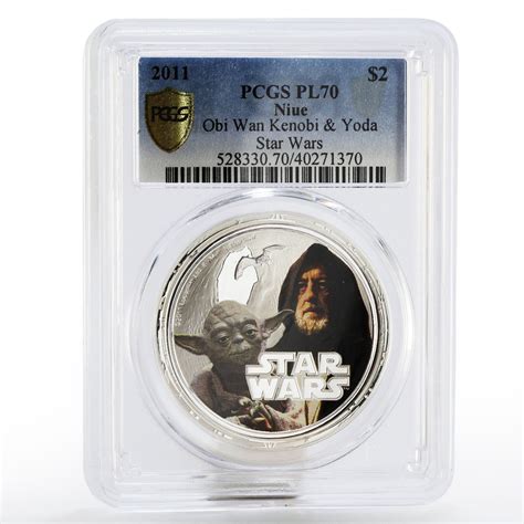 Niue set of 4 coins Star Wars Darth Vader PL-70 PCGS silver coin 2011 ...