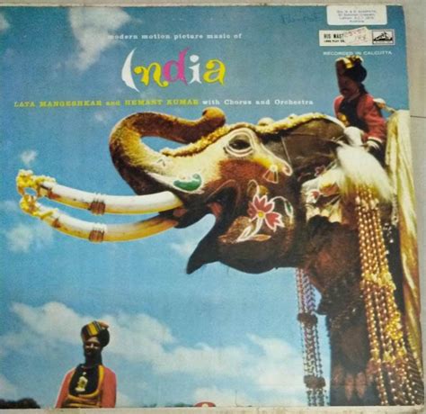 India Hindi Film songs LP Vinyl Record by Lata Mangeskar- Hemant Kumar ...