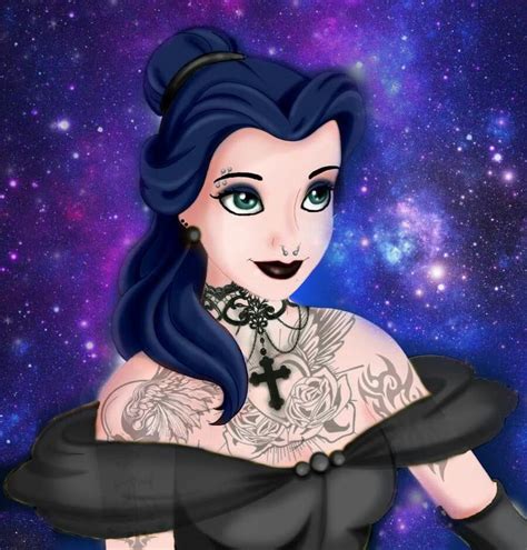 Goth Belle Goth Disney Punk Disney Princesses Punk Disney