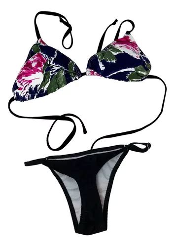 Malla Bikini Floreado Hawaiano