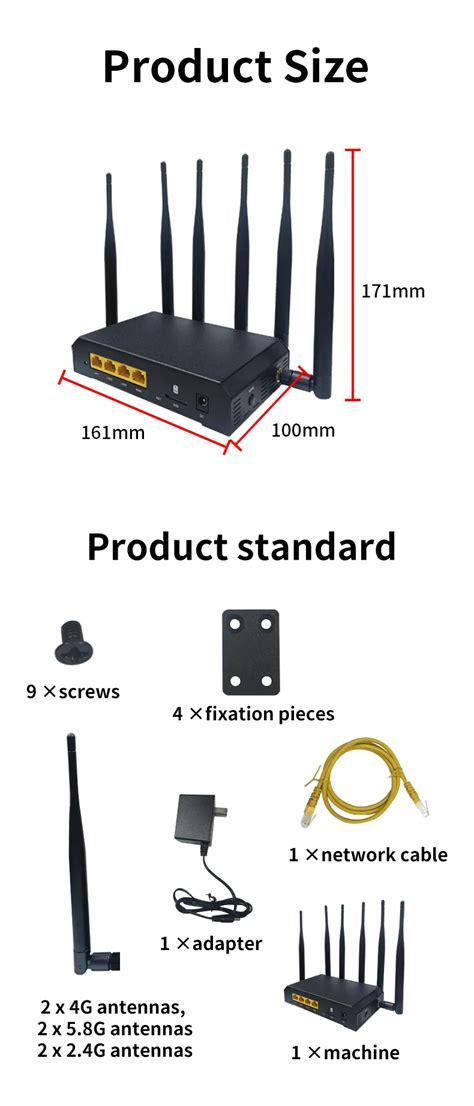 4g Router Modem With Sim Card Slot Wifi Sim In Routers 4g Lte 6 5dbi Antennas Universal Wifi