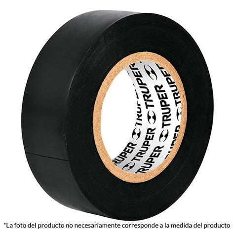 Cinta Aislantes 19mm X18m Negro Acrilico E0 18mm Flexible Encogible