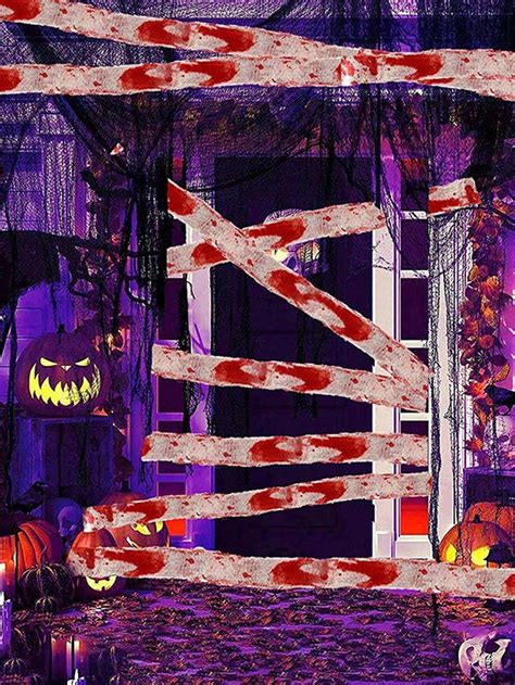 1pc 16 5ft Halloween Creepy Blood Cloth Scary Creepy Cloth With Bloody