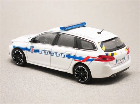 Peugeot Sw Police Municipale Avec Striping Norev E