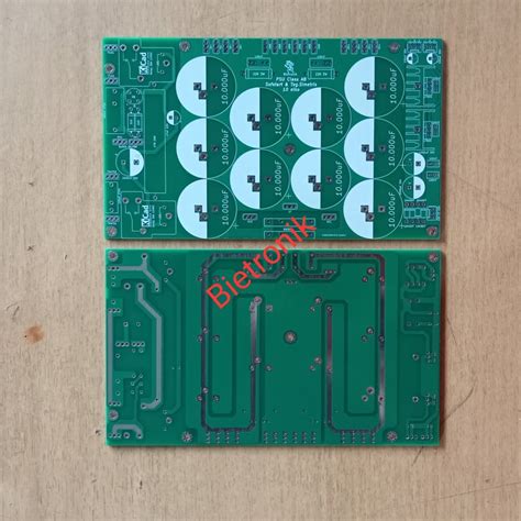 Jual Pcb Psu Elco Softstart Simetris Class Ab Dauble Layer Shopee