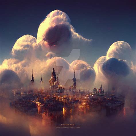 City In The Air By Elysekh On Deviantart