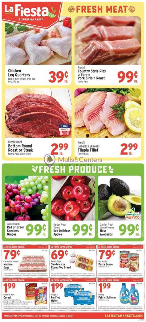 La Fiesta Supermarket Weekly Ad Valid From 07292020 To 08042020