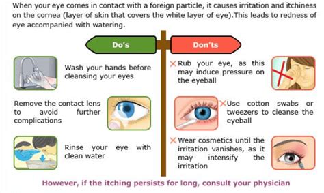 The Dos And Donts Of The Eyes Greener Health