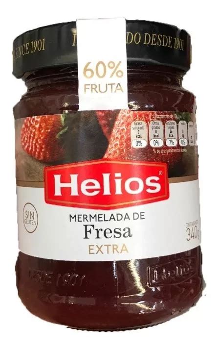 Mermelada De Arandano Extra Helios 60 Fruta Sin Gluten 340g Mebuscar