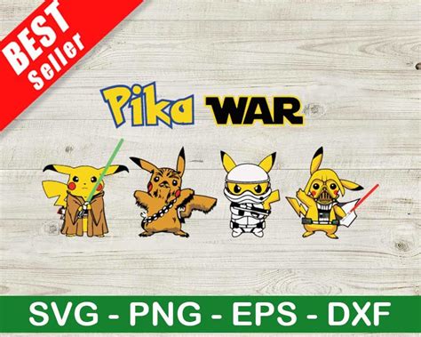 Pikachu Star Wars Svg Star Wars Svg Pika Wars Svg In 2022 Pikachu