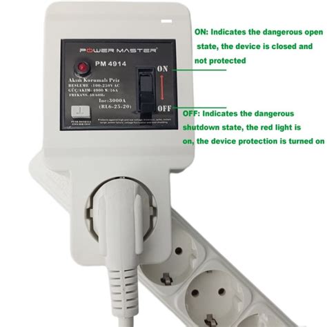 Eu Power Socket With For Home Over Voltage Current And Under Voltage