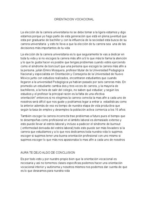 PDF ORIENTACION VOCACIONAL DOKUMEN TIPS