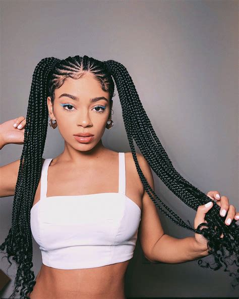 Jasmine Brown On In 2020 Braids For Black Hair Braided Hairstyles