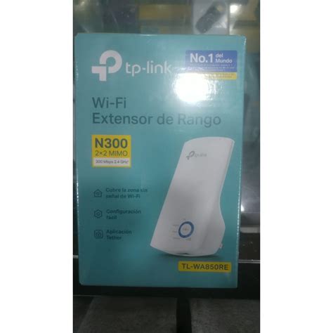 Extensor de Rango Wi Fi Inalámbrico TP LINK TL WA850RE N300Mbps