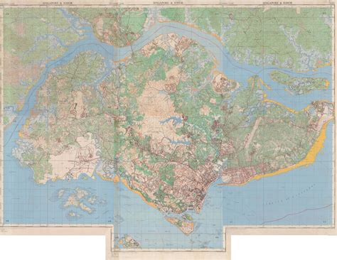 Geographical Section, General Staff (GSGS), Wall Map of Singapore