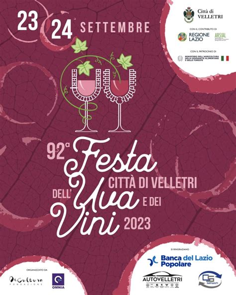 Festa DellUva E Dei Vini Dal Logo Ufficiale Alle Iniziative In Tutta