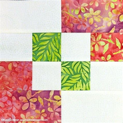 Disappearing Patch Block Tutorial Kate Colleran Designs Quilting